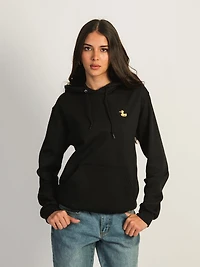 DUCK W/GLASSES EMBROIDERED HOODIE