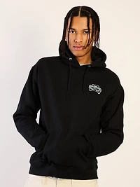 HOTLINE APPAREL MUSCLE CAR EMBOIRDERED HOODIE -BLACK/NOIR