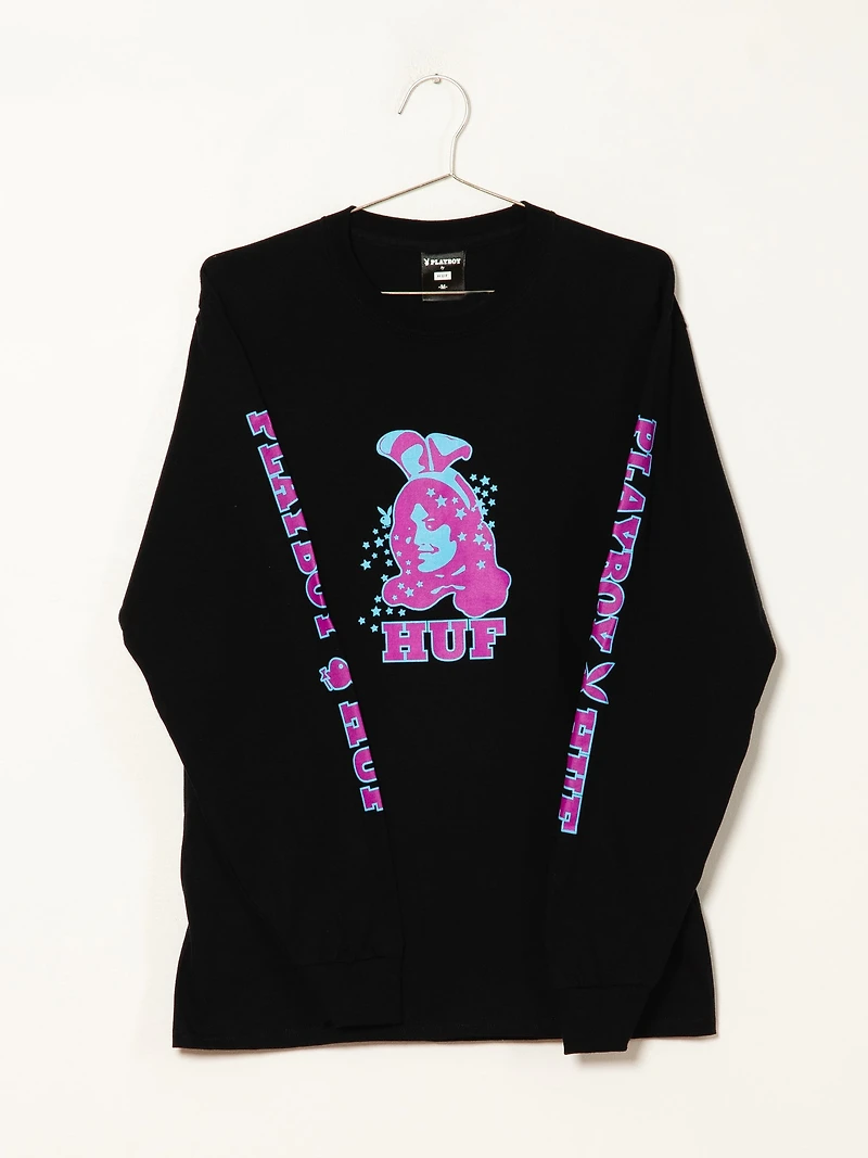 T-SHIRT À MANCHES LONGUES HUF X PLAYBOY BUNNY POUR HOMME