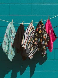 ISLAND HAZE COTTON TWILL VOLLEY SHORT - CLEARANCE