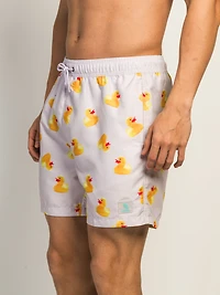 ISLAND HAZE RUBBER DUCKY 5IN VOLLEY SHORT - ORCHID
