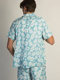 CHEMISE MANCHES COURTES ISLAND HAZE HIBISCUS
