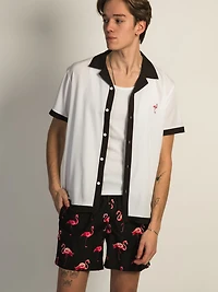 ISLAND HAZE ALOHA SHORT SLEEVE WOVEN CAMP SHIRT