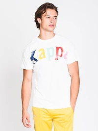 MENS BANDA CULTIN SHORT SLEEVE T-SHIRT- WHITE - CLEARANCE