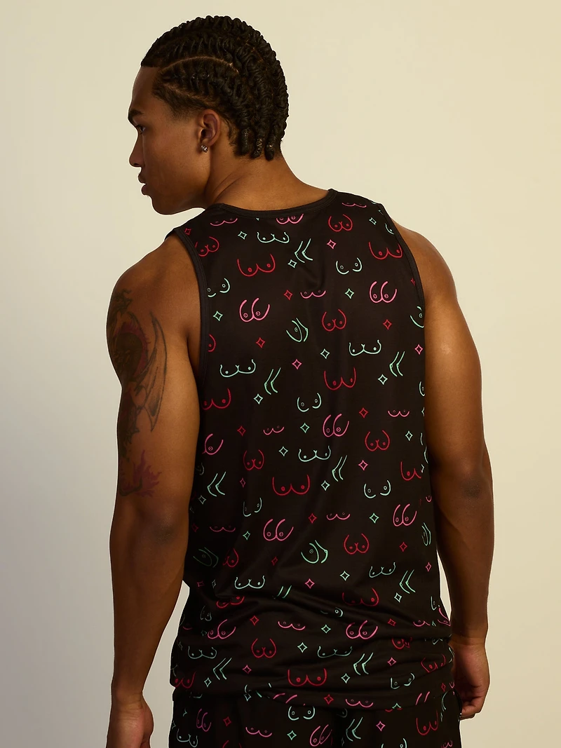 KOLBY BOOBIES TANK TOP - NOIR