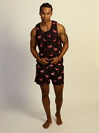 DÉBARDEUR KOLBY SWIM FLAMINGO - NOIR