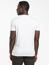 T-SHIRT À COL RAS DU COU SIG MELANGE POUR HOMME