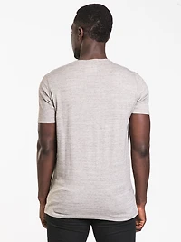 T-SHIRT À COL EN V SIG MELANGE POUR HOMME
