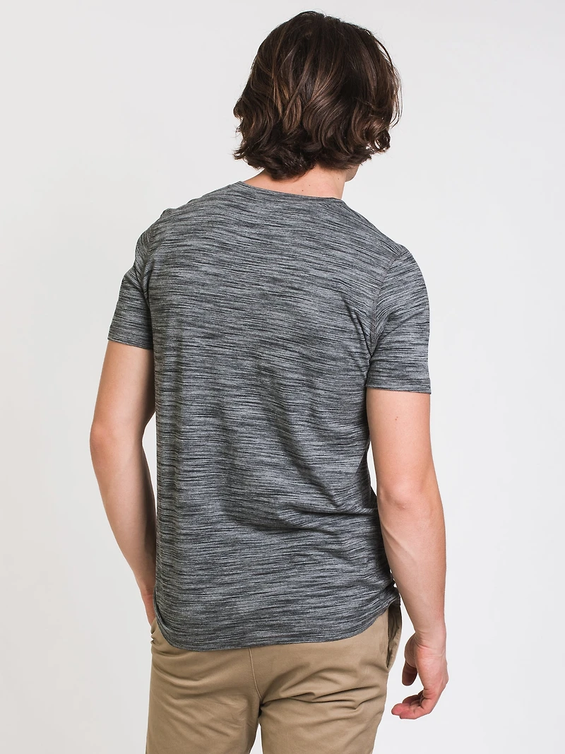 KOLBY SIG MELANGE V-NECK TEE - CLEARANCE