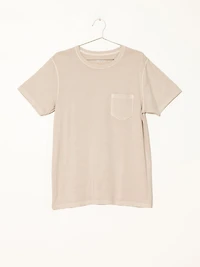 KOLBY GARMENT DYE POCKET T-SHIRT - CLEARANCE