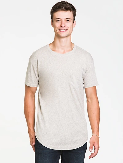 TEE-SHIRT LONG EN TRICOT FLAMMÉ POUR HOMME