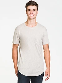 TEE-SHIRT LONG EN TRICOT FLAMMÉ POUR HOMME