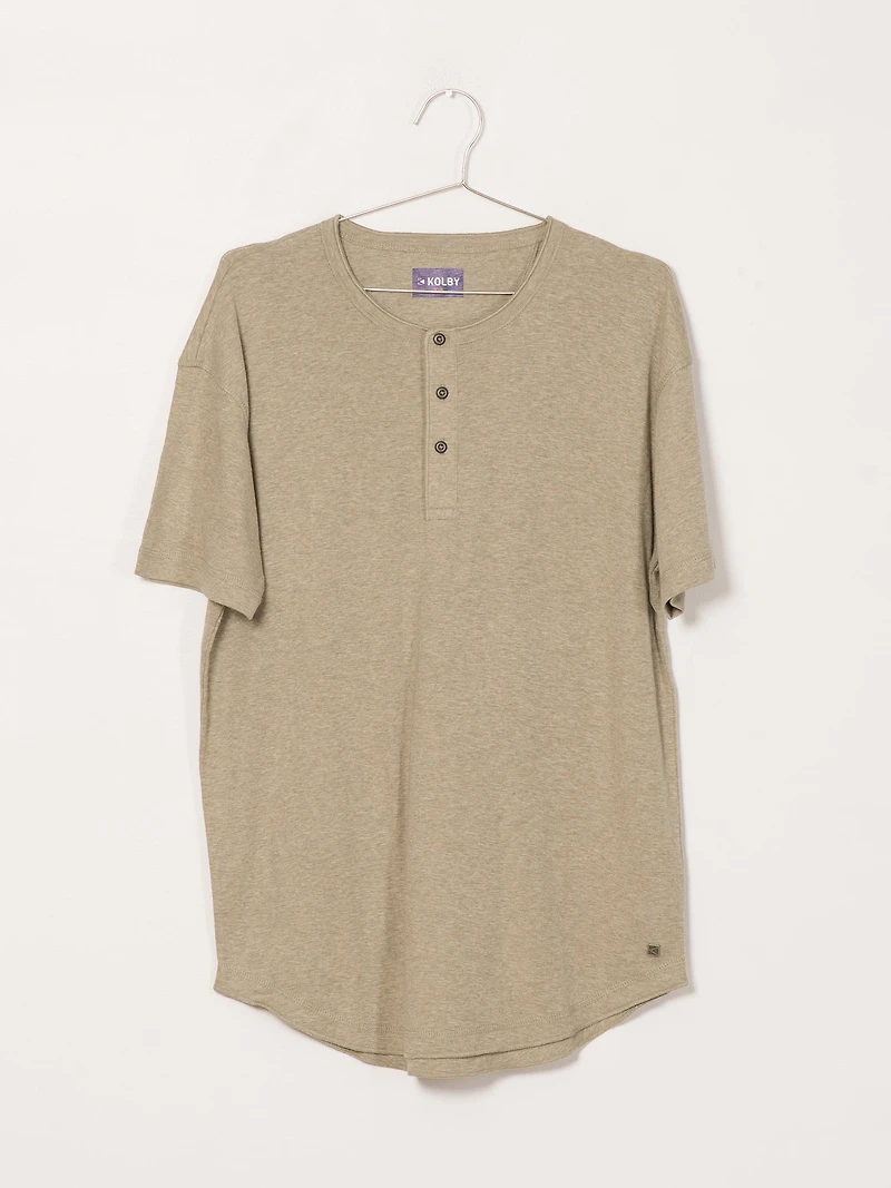 KOLBY SLUB HENLEY - CLEARANCE