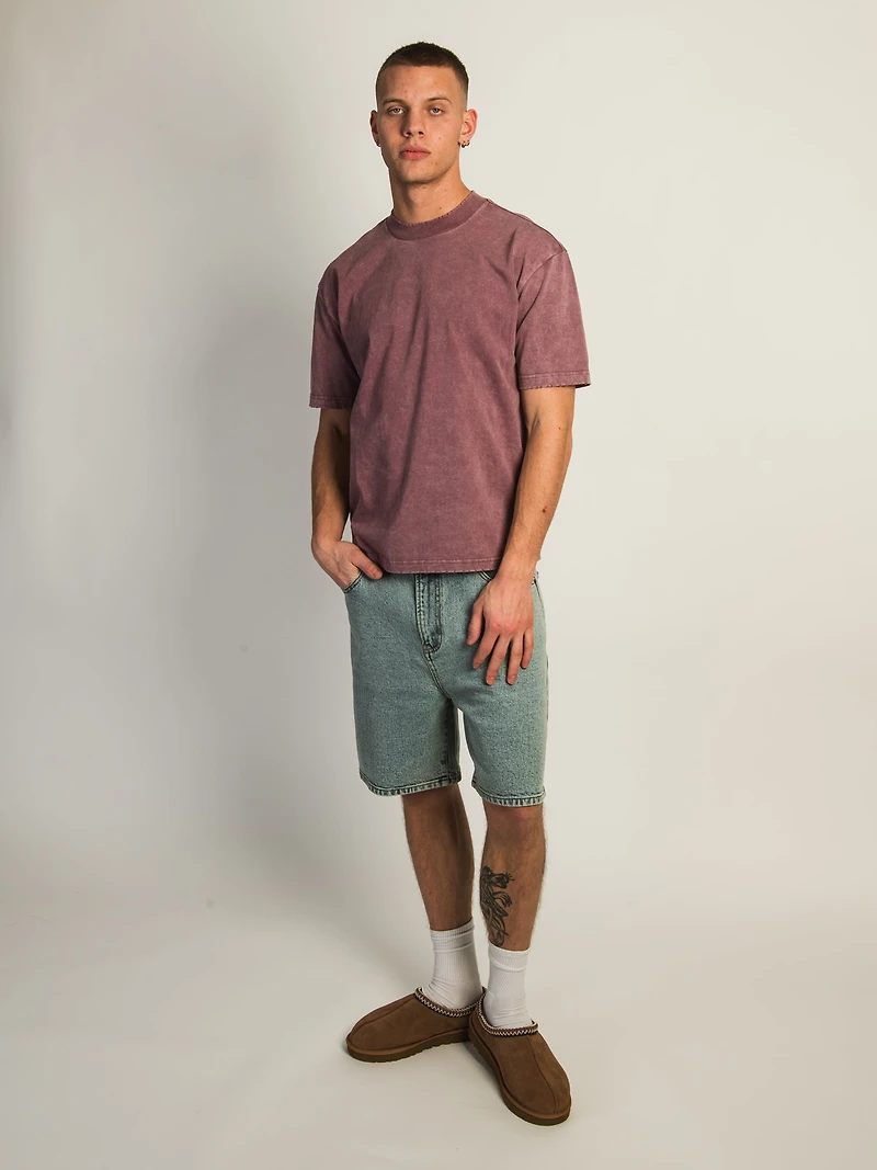 KOLBY HEAVYWEIGHT T-SHIRT - PEBBLE