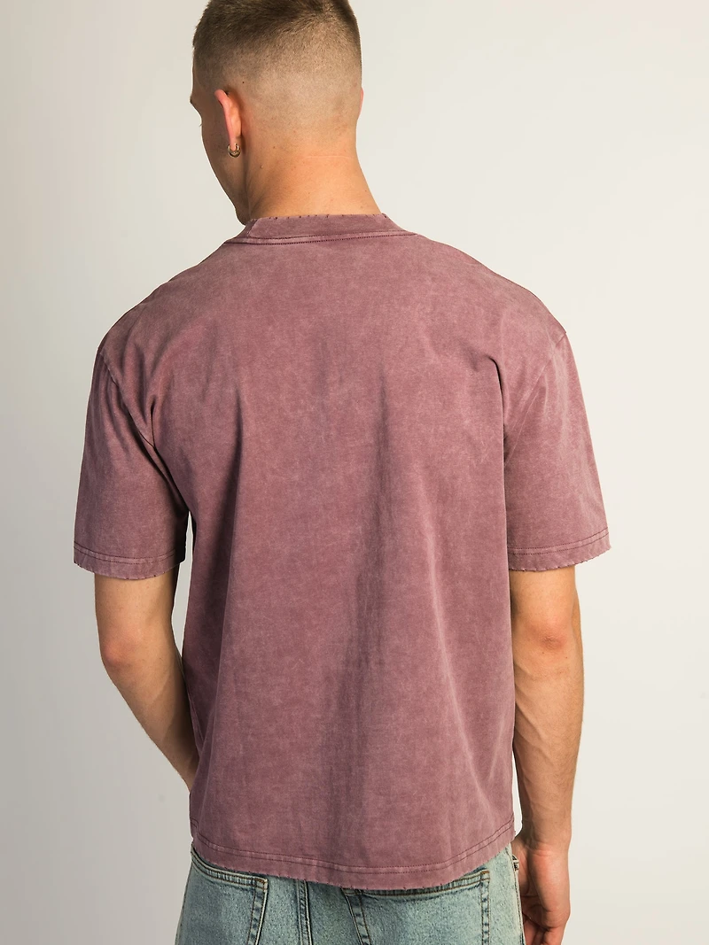 KOLBY HEAVYWEIGHT T-SHIRT - PEBBLE