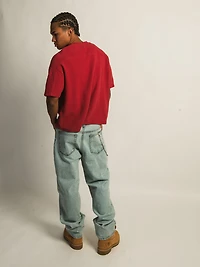 KOLBY SHORT CUT KNIT TEE- CRANBERRY