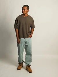 KOLBY SHORT CUT KNIT TEE- IRON