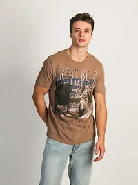 T-SHIRT KOLBY PEAKS N CREEKS - ESPRESSO