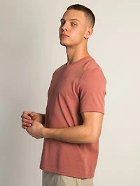 KOLBY KEEP COOL TEE- SALMON