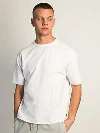 KOLBY OVERSIZED FRENCH TERRY TEE - BLANC
