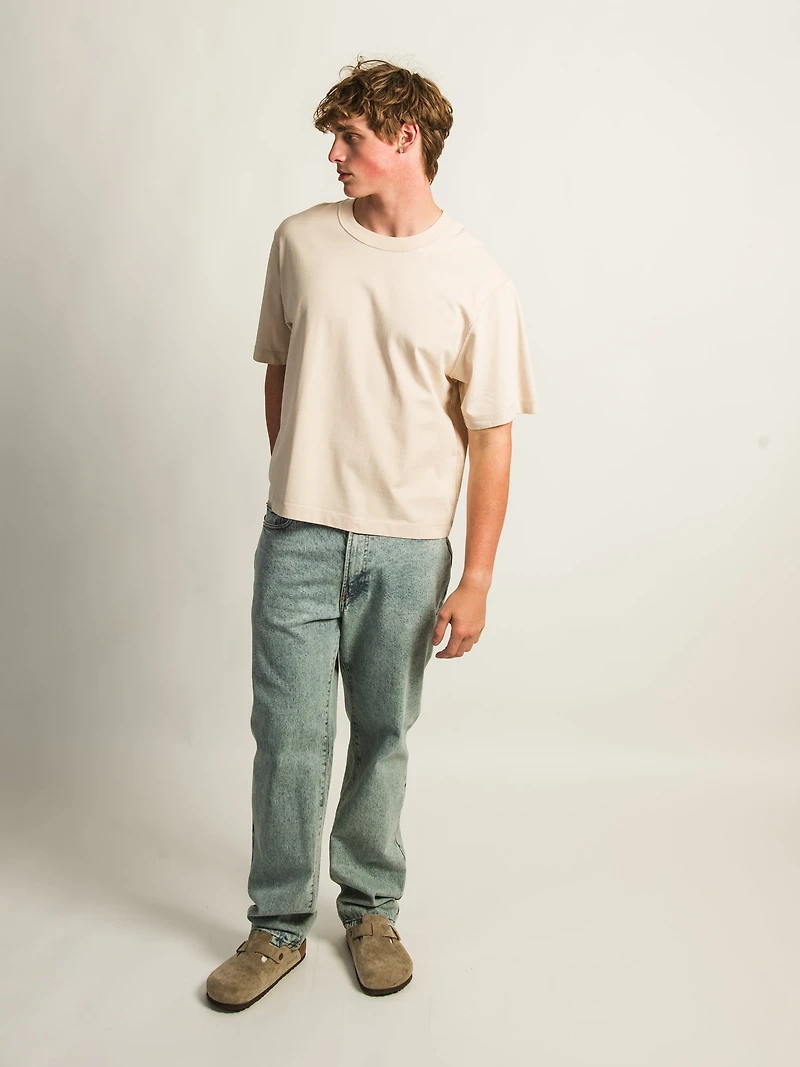 KOLBY SHORT CUT HEAVYWEIGHT TEE - CRÈME