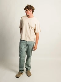 KOLBY SHORT CUT HEAVYWEIGHT TEE - CRÈME