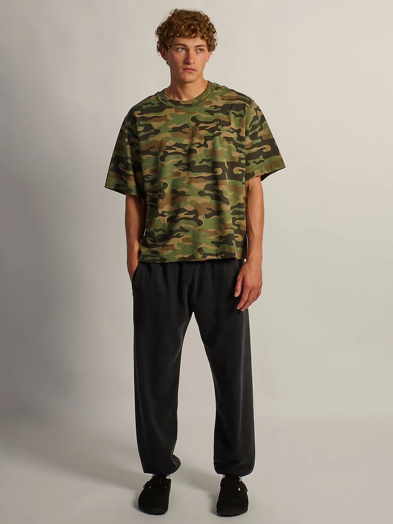 KOLBY SHORT CUT HEAVYWEIGHT T-SHIRT - CAMO