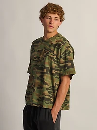 KOLBY SHORT CUT HEAVYWEIGHT T-SHIRT - CAMO