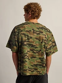 KOLBY SHORT CUT HEAVYWEIGHT T-SHIRT - CAMO