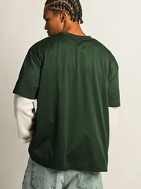 KOLBY FOOTBALL TEE - VARSITY GREEN