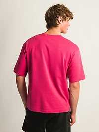 KOLBY BOXY FIT TEE - BERRY