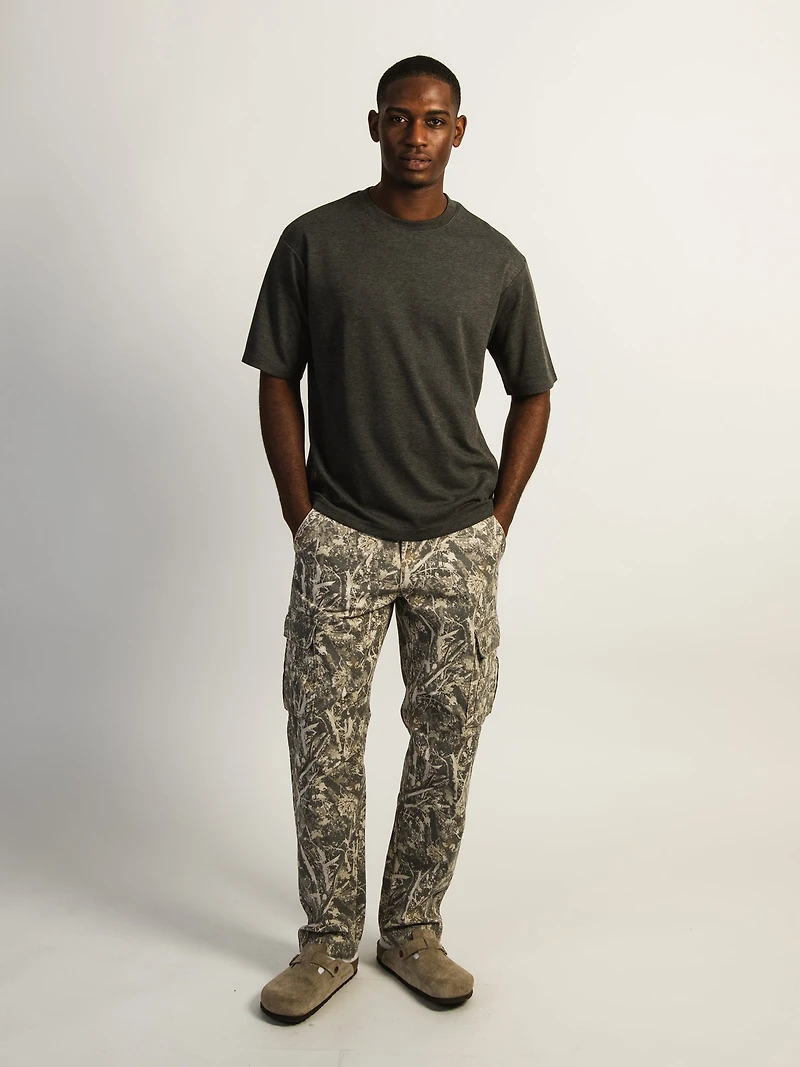 KOLBY KEEP COOL BOXY FIT TEE -CHARCOAL