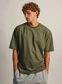 T-shirt KOLBY BOXY FIT - OLIVE CHINÉ