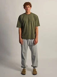 KOLBY BOXY FIT TEE - HEATHER OLIVE