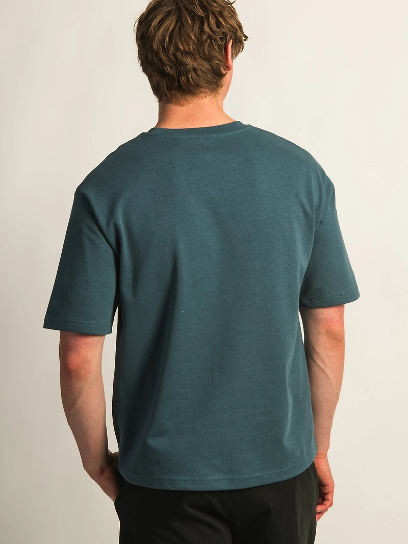 T-SHIRT COUPE BOXY KOLBY KEEP COOL- TEAL