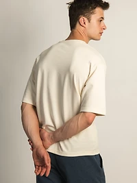 KOLBY KEEP COOL BOXY FIT TEE- CREAM