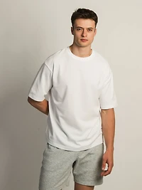 KOLBY BOXY FIT T-SHIRT- BLANC