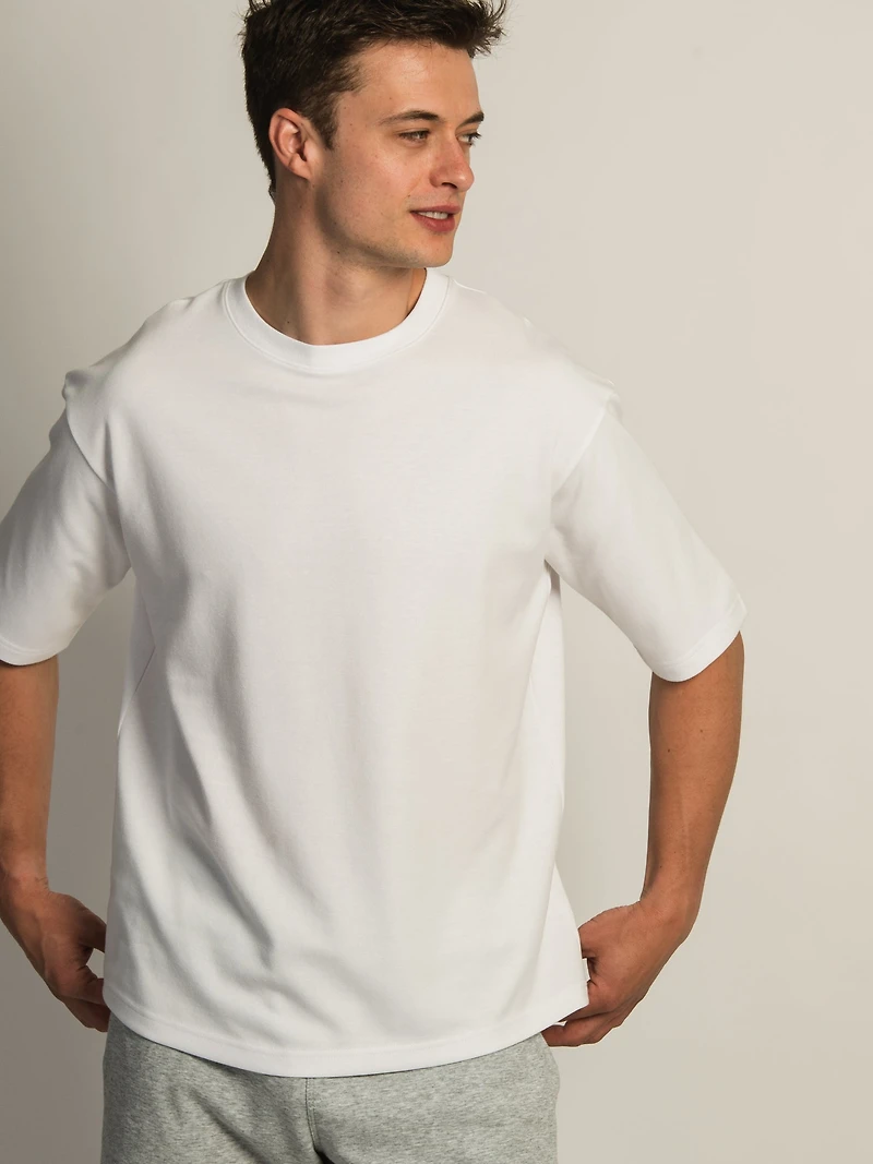 KOLBY KEEP COOL BOXY FIT TEE- WHITE
