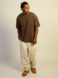 KOLBY LOOSE FIT TEXT TEE - IRON