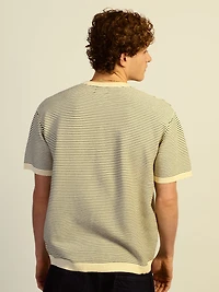 KOLBY RELAXED FIT KNIT TEE - NATURAL