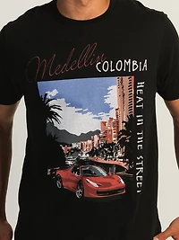 T-SHIRT KOLBY GRAPHIQUE - MEDELLIN