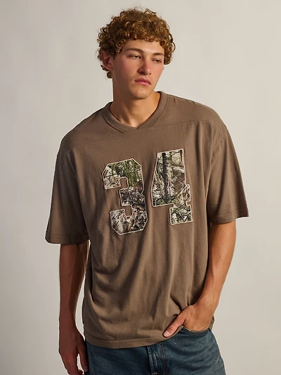 KOLBY LOOSE FIT FOOTBALL T-SHIRT