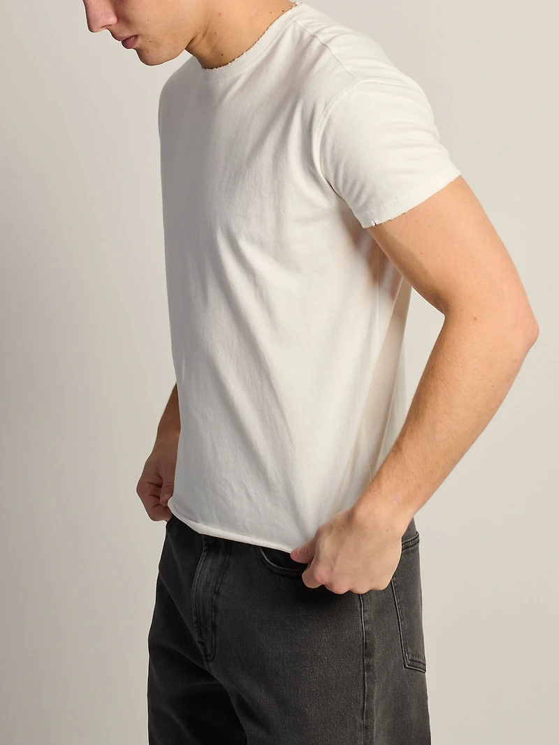 T-SHIRT MUSCLE COURT KOLBY – BLANC