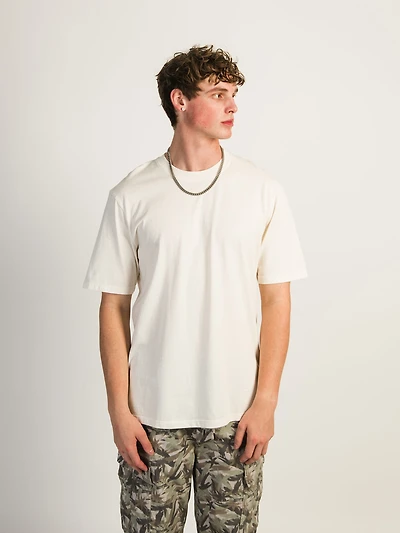 KOLBY OVERSIZED PREMIUM TEE - CREAM