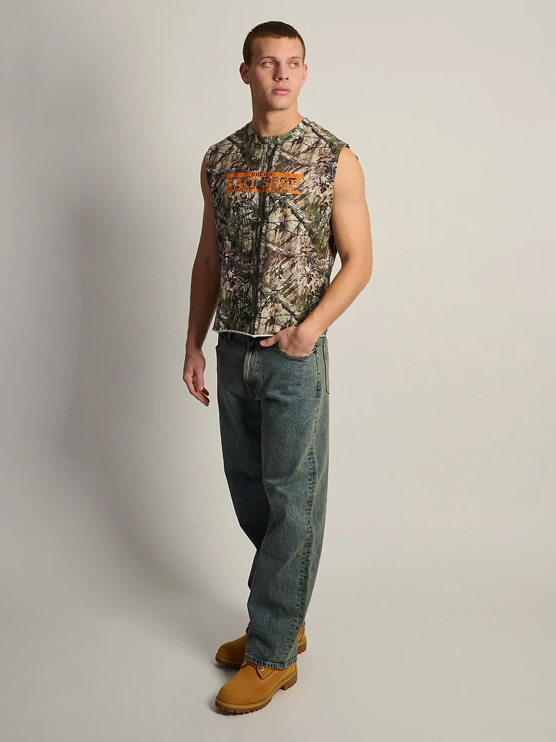KOLBY SHORT CUT MUSCLE TANK - CAMO
