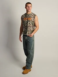 KOLBY SHORT CUT MUSCLE TANK - CAMO