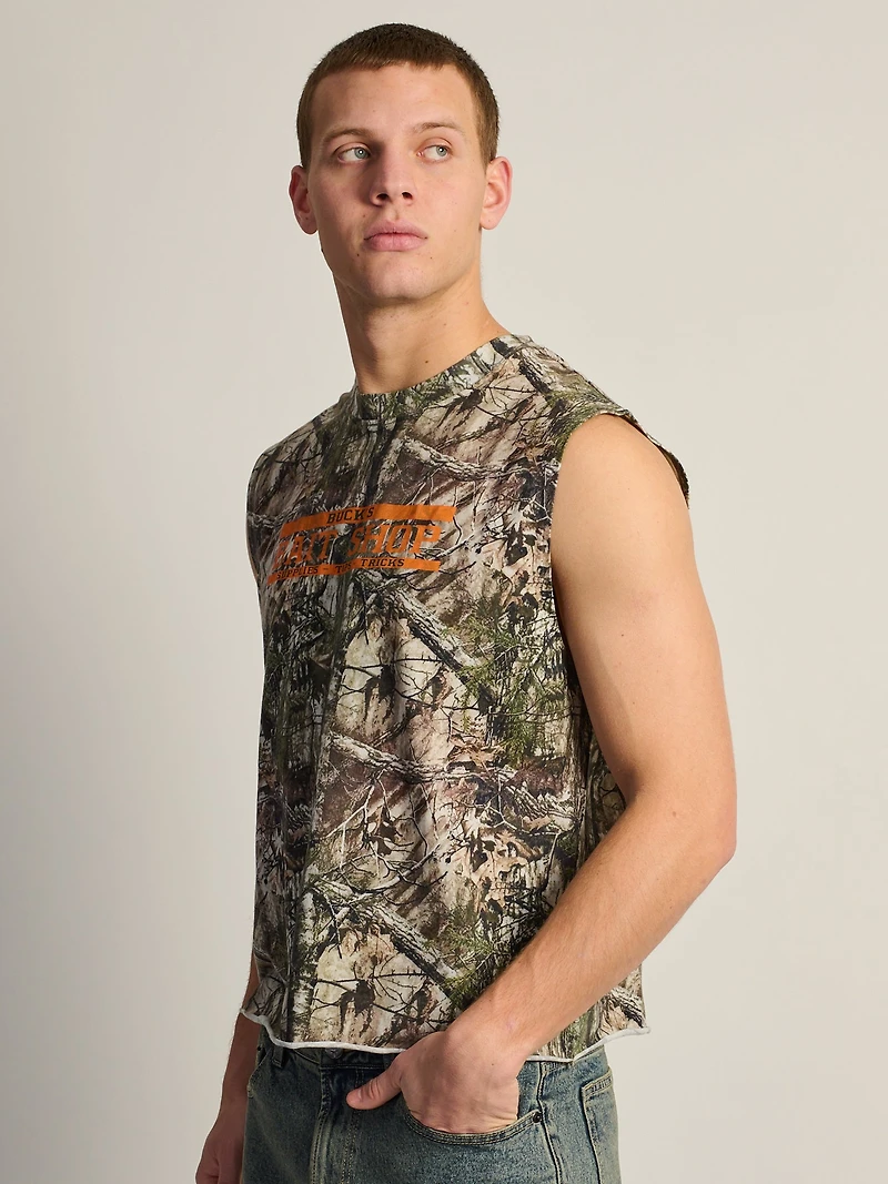 KOLBY SHORT CUT MUSCLE TANK - CAMO