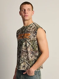 KOLBY SHORT CUT MUSCLE TANK - CAMO