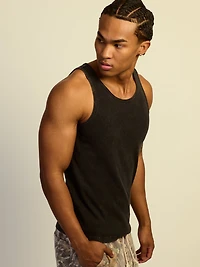 KOLBY RIBBED TANK - NOIR