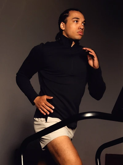 KOLBY KEEP COOL 1/2 ZIP - BLACK